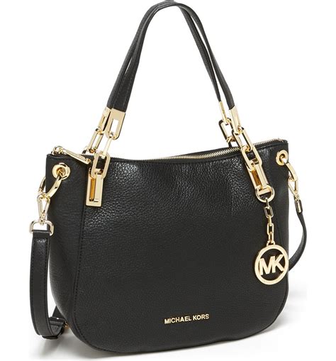 michael michael kors brooke medium leather shoulder bag|Michael Kors flat shoulder bags.